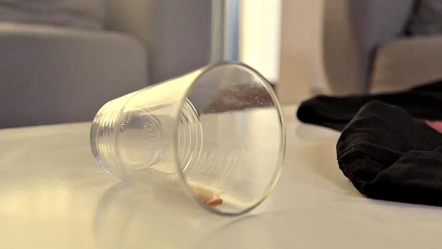 Classy bae doggystyled on sofa by BBC