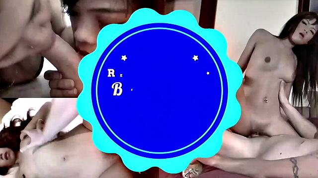 Толстушка Алиса из Таиланда развлекается с белым туристом