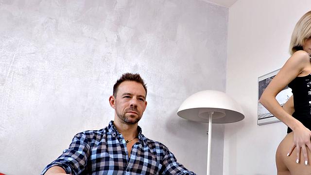 Stunning babe gets her holes rammed by her BF