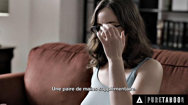 Shy Jay Taylor Mirrors Therapist Angela White In Wild Foursome - FRENCH SUBTITLES