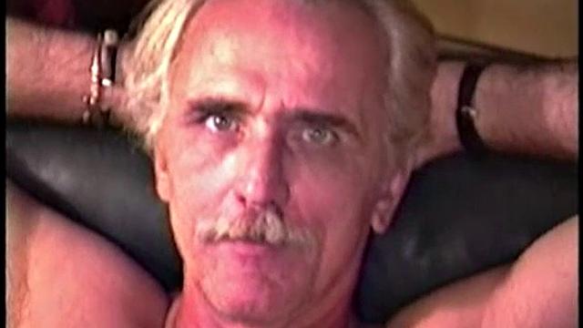 Gary strips down and strokes his thick cock for the camera