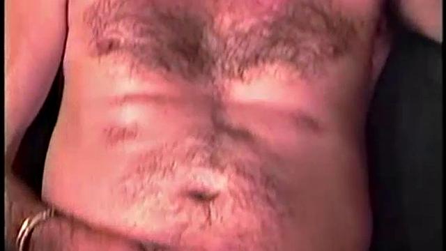 Gary strips down and strokes his thick cock for the camera