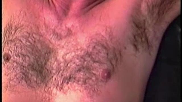 Gary strips down and strokes his thick cock for the camera