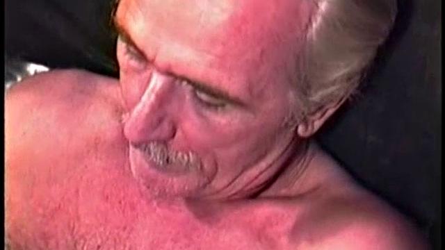 Gary strips down and strokes his thick cock for the camera