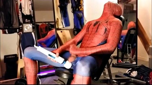 Masturbating Spider-Man