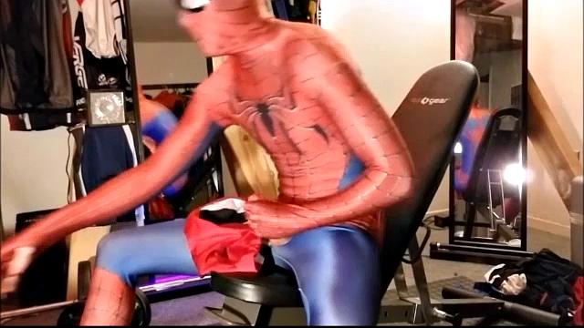 Masturbating Spider-Man