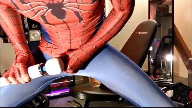 Masturbating Spider-Man