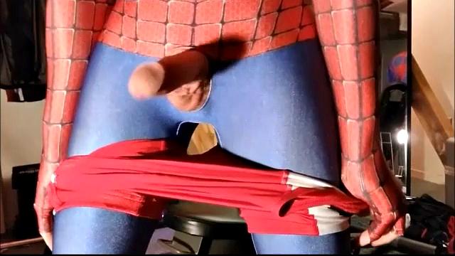 Masturbating Spider-Man