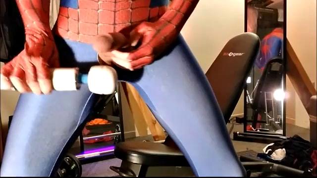 Masturbating Spider-Man