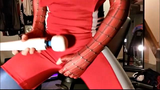 Masturbating Spider-Man
