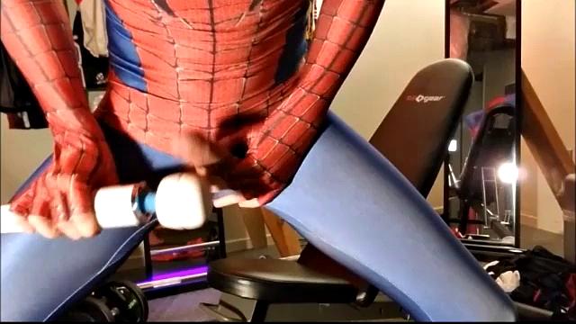 Masturbating Spider-Man
