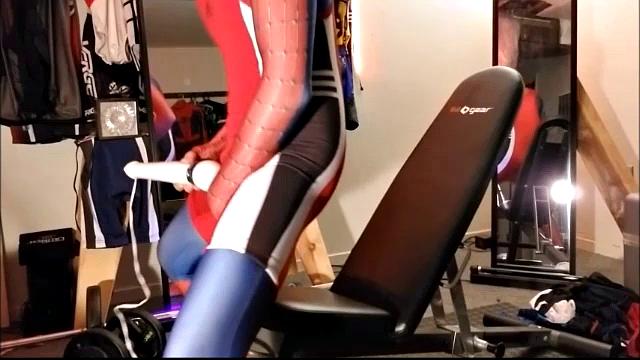 Masturbating Spider-Man
