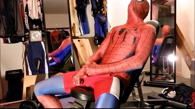 Masturbating Spider-Man