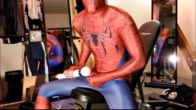 Masturbating Spider-Man