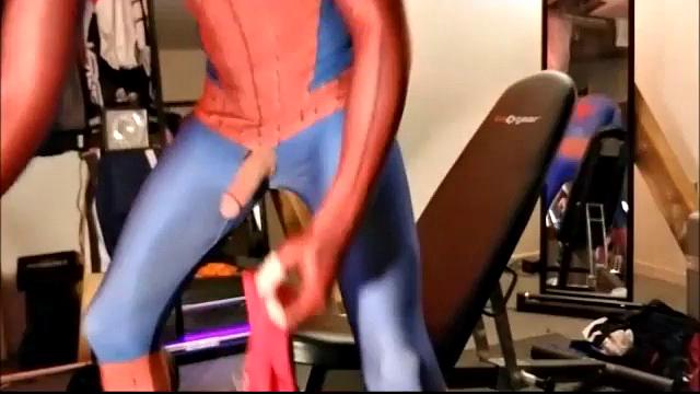 Masturbating Spider-Man