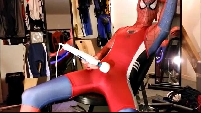 Masturbating Spider-Man
