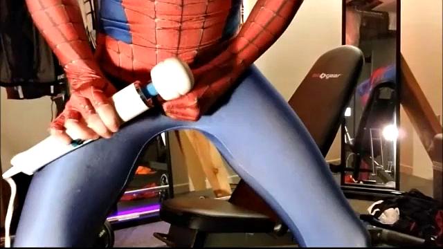 Masturbating Spider-Man