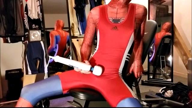 Masturbating Spider-Man