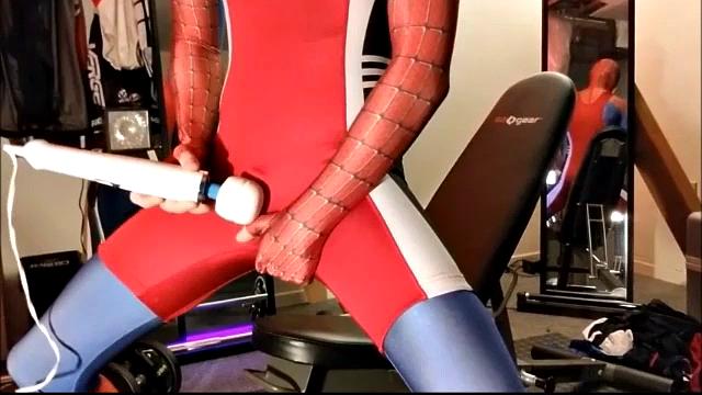 Masturbating Spider-Man