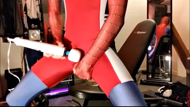 Masturbating Spider-Man