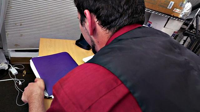 Dominant BBC jock fucks office stud in white tight ass