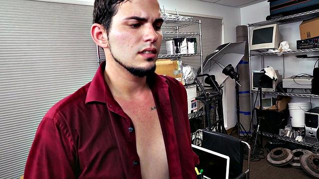 Dominant BBC jock fucks office stud in white tight ass