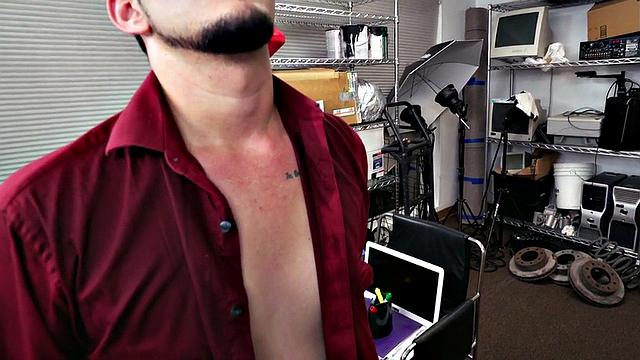 Dominant BBC jock fucks office stud in white tight ass