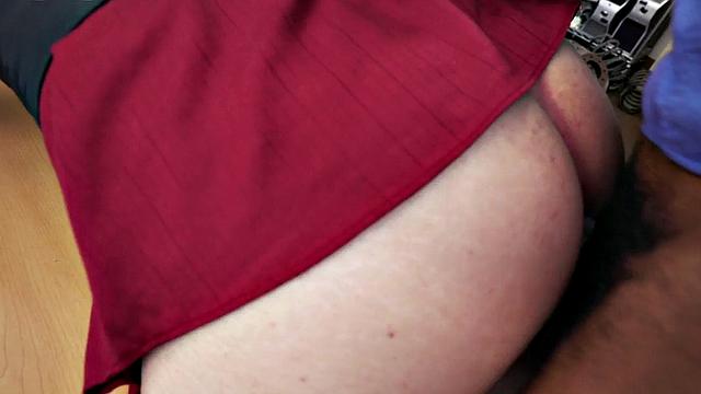 Dominant BBC jock fucks office stud in white tight ass