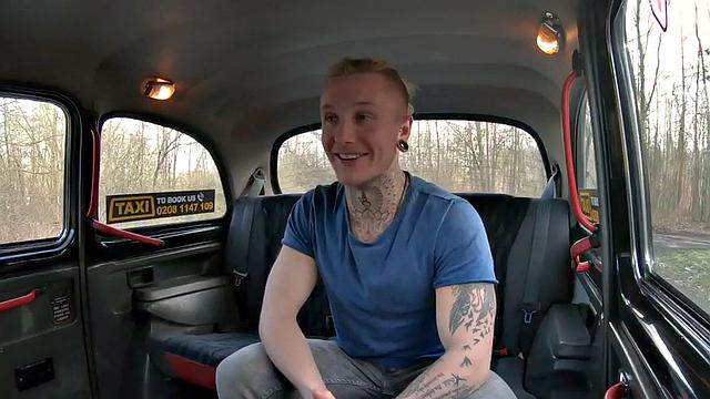 Curvy taxi babe gets her pussy licked and is doggystyled by a client