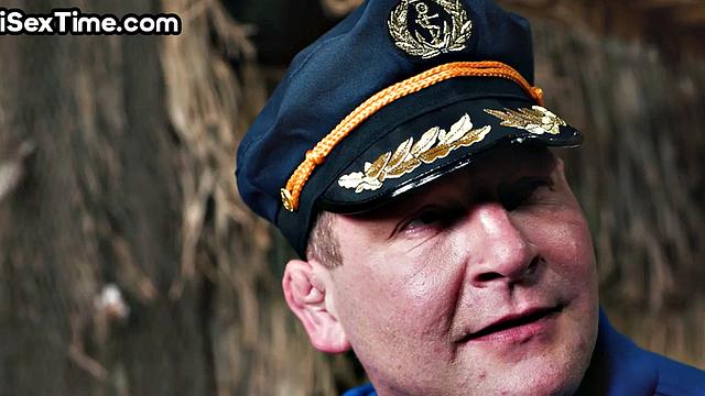 Bigbooty babe passionately riding cock in 3some