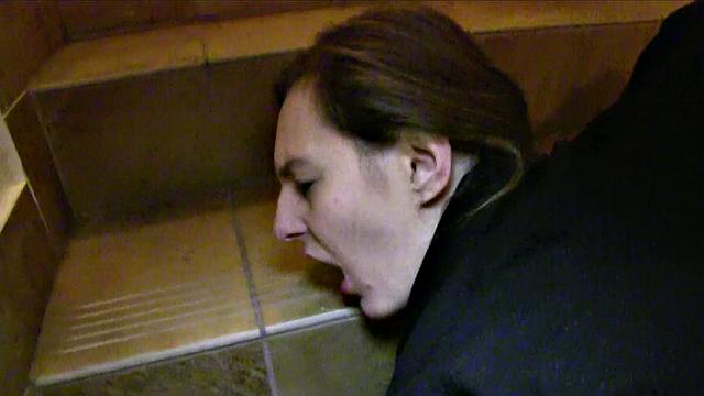 Russian beauty with pigtails bends over for cash & gets fucked in doggystyle POV