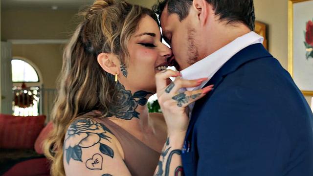 PURE TABOO Cheating Wife Vanessa Vega Brings Secret Lover In After Blindfolding Innocent Husband