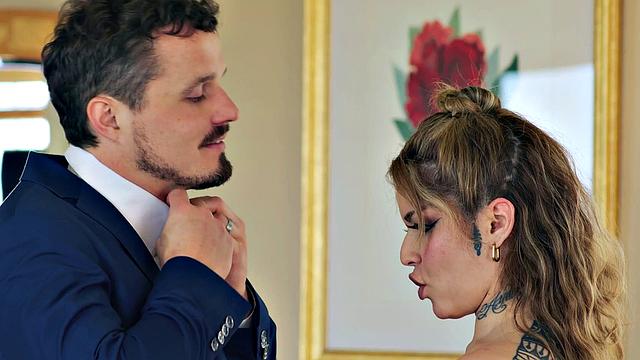 PURE TABOO Cheating Wife Vanessa Vega Brings Secret Lover In After Blindfolding Innocent Husband