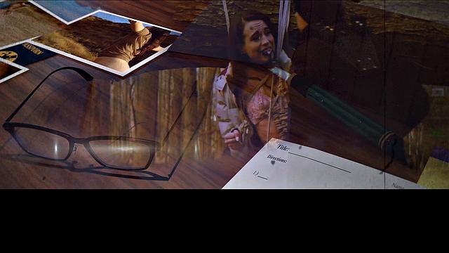 Lezdom babe in anal domination by a quiet serene river