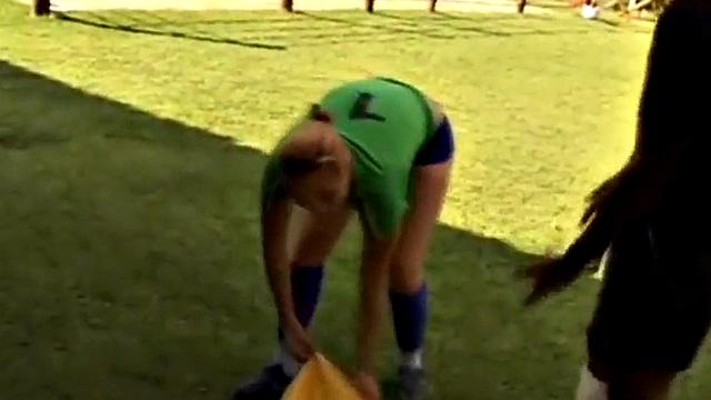 Interracial outdoor fun gets wet and messy