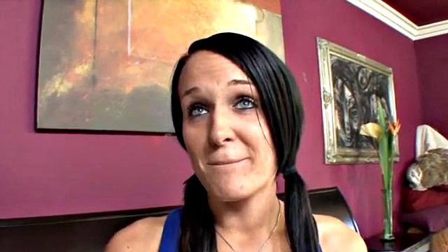 Watch this hot brunette teen ride her old man like a pro!