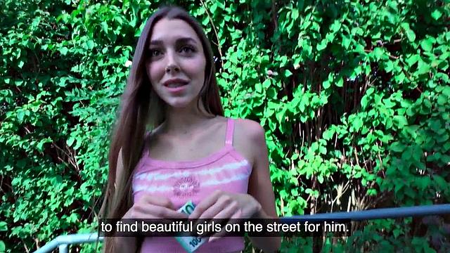 Model with bigbooty picked up and fucked in POV