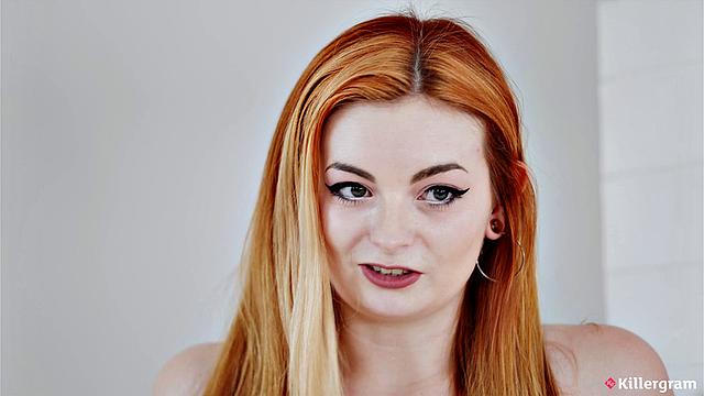 Лола Роуз качает свою аппетитную жопу и получает приличную дозу спермы на задницу от Рэйлана Франко - рыжая умеет брать в рот и любит, когда дерут по-собачьи, зрелище для ценителей крупных форм с юморком.