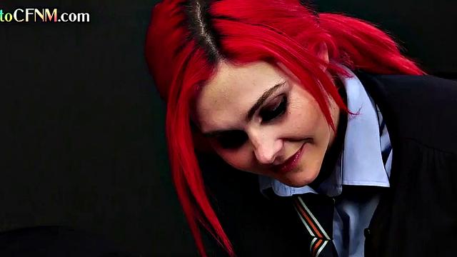 College CFNM femdoms deepthroating guy untill cumshot