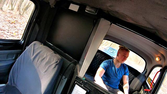 Curvy Euro cabbie in panties and thongs gets her ass pounded while driving