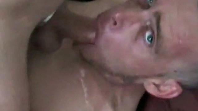 Fisted German bottom in leather pants banged