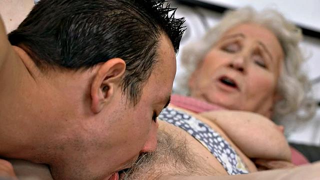 ADULT TIME - 70-Year-Old GILF Craving Cock In Her Big Hairy Pussy!