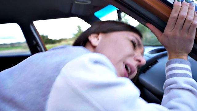 Public 21yo slut drilled in wet pussy by nice male dick