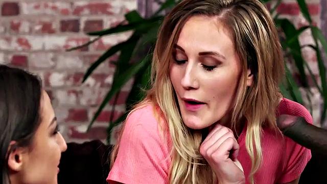 CFNM IR babes jerk and suck BC until cumshot  in 3some