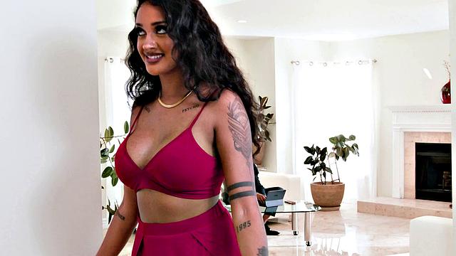 Stacked Babe & BF Spitroast Petite Cutie - Amari Anne & Zoey Sinn - AlkBlackX