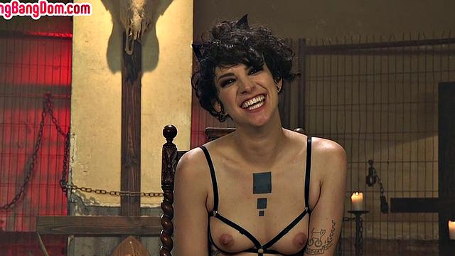 Submissive busty MILF IR gangbang fucked in hard sex