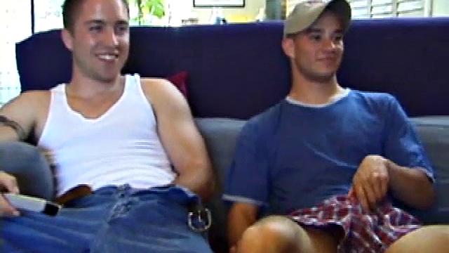 Curious Straight Boy In Gay Threesome