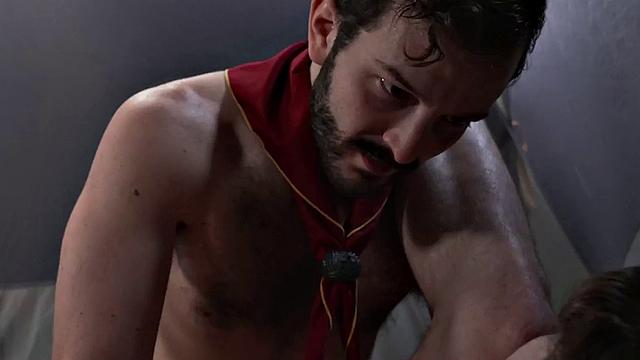 Elder scout bareback bangs and rims twink