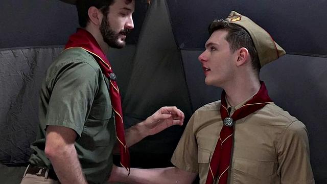 Elder scout bareback bangs and rims twink