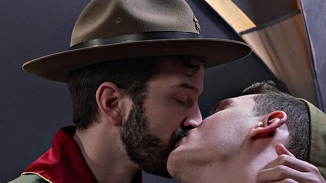 Elder scout bareback bangs and rims twink